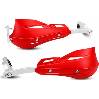 Motocyklový chránič kolene a holeně Chránič řídítek TXR červený