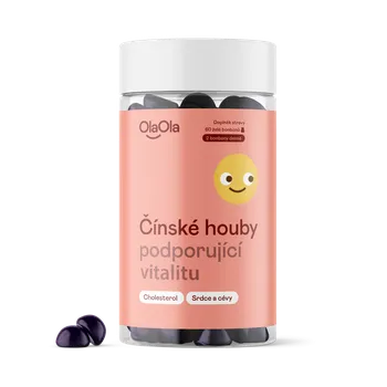 Přírodní produkt OlaOla Želé Směs čínských hub - 60 želé bonbónů