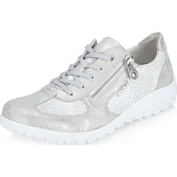 Dámská obuv Dámské polobotky RIEKER 59501-90 stříbrná S6 43