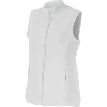 Pánská vesta LAMBESTE LMB dámská fleecová vesta na zip Barva: bílá, Velikost: XL