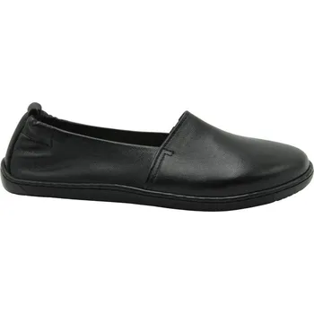 Dámské polobotky Dámské barefoot mokasíny černé De Plus F.187-VIOL široká špička - 41