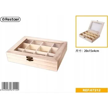 Obraz Dřevěná Krabička s Obdélníkovým Sklem