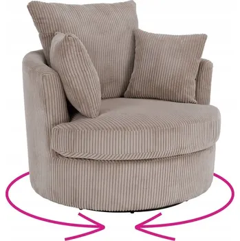 Křeslo Otočné křeslo Kondela šedé