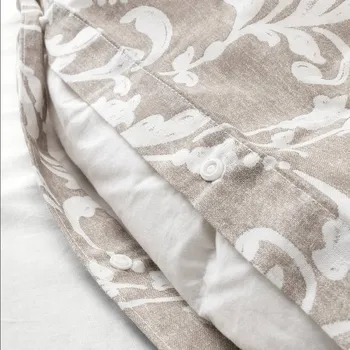 Povlečení IKEA sada povlečení VARBRACKA 200x200 bílo-béžový