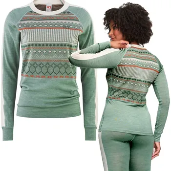 Kari Traa TUVA long sleeve 623124 zelená S