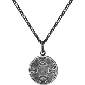 Náhrdelník Manoki Pánský ocelový náhrdelník Elio - aztécký vzor, chirurgická ocel WA829B 55 cm Vintage