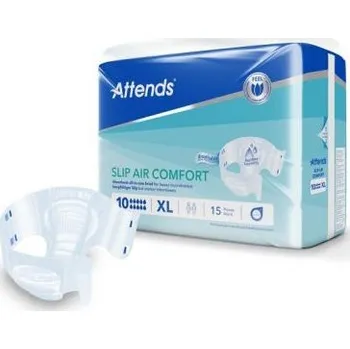 Inkontinenční podložka Attends Slip Air Comfort 10XL inkontinenční zalepovací kalhotky 15 ks