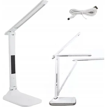 Lampička LED STOLNÍ LAMPA NA PSACÍ STŮL BÍLÁ LOFT