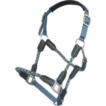 Jezdectví Ohlávka HKM Nele smokey blue MINISHETTY