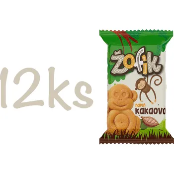 Trvanlivě pečivo REJ Food S. R. O. Žofík jemné pečivo s kakaovou náplní 30 g Balení: 12 ks