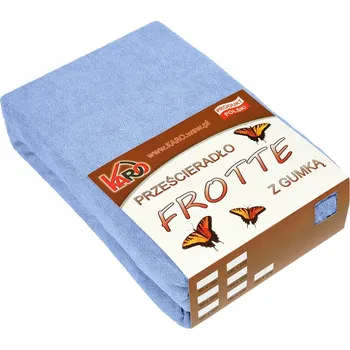 Prostěradlo Froté prostěradlo s gumou 200x200 cm, modré 028