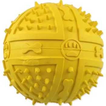 Hračka pro psa Hračka Dog Fantasy míček s bodlinami pískací mix barev 9 cm