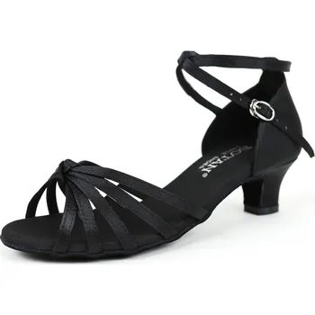 Dámská obuv Dámské taneční boty Botan BD-21 černá 4 cm Cuban Velikost: 35