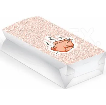 Jednorázové nádobí Termo-sáček (PAP/ALU) 3vrstvý nepromastitelný 10+6 x 23 cm `1/2` na drůbež [100 ks]