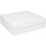 Krabice na dort (PAP-Recy) bílá 22 x 22 x 9 cm [50 ks]