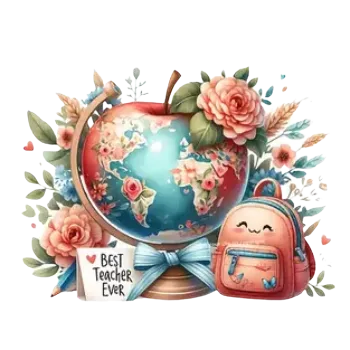 Textilní nažehlovací páska Nažehlovací obrázek - učitelský IV (22,6 x 17,0 cm)