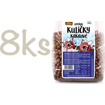 REJ Food S. R. O. Kakaové cereální kuličky 500g Balení: 8 ks