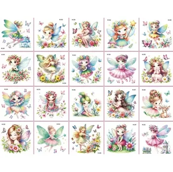 Tetování Dětské dočasné tetování - LESNÍ VÍLY - 20 ks (Značka: SPADABRAVO)