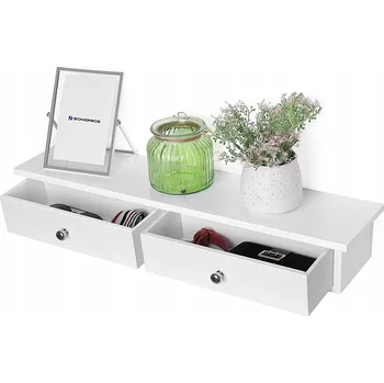 police Police MDF deska Leobert 65 x 15 cm bílá