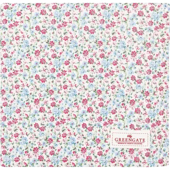 ubrus GREEN GATE Bavlněný ubrus Louisa White 100 × 100 cm