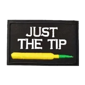 Nažehlovací nášivka - JUST THE TIP (7,9 x 4,9 cm)