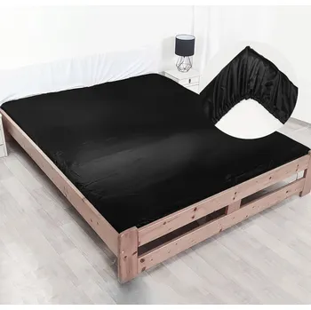 Prostěradlo Prostěradlo s gumou Moker satén 160 x 200 cm