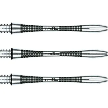 Násadky na šipky Winmau Triad Aluminium, černé dlouhé