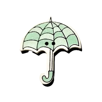 Knoflík Knoflík dřevěný deštník I (3,0 x 3,5 cm)