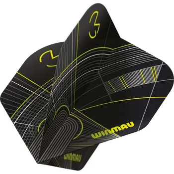 Letky na šipky Winmau Prism Delta MvG černo-zelené 800