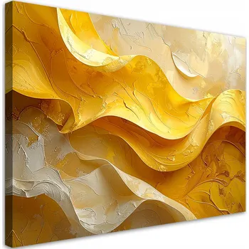 Obraz Obraz do obýváku ložnice kanceláře, Abstraktní vlny linie efekt hloubky 90x60