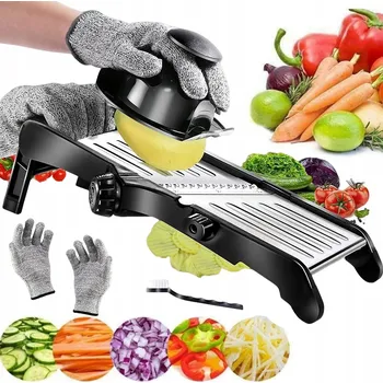 Kráječ zeleniny PROFESIONÁLNÍ MANDOLÍNA KRÁJEČ NA ZELENINY OVOCE STRUHADLO S NASTAVENÍM
