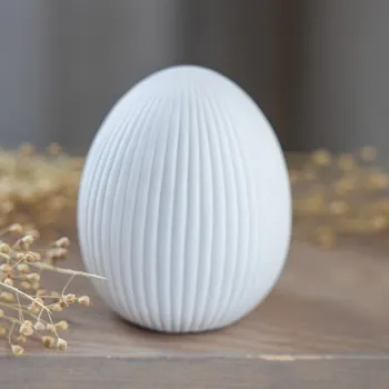 Velikonoční dekorace Storefactory Velikonoční dekorace ruční výroba, keramika bílá