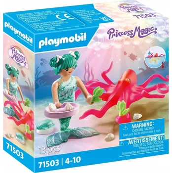 Stavebnice Playmobil PLAYMOBIL PRINCESS MAGIC 71503 MOŘSKÁ PANNA S CHOBOTNICÍ měnící barvu