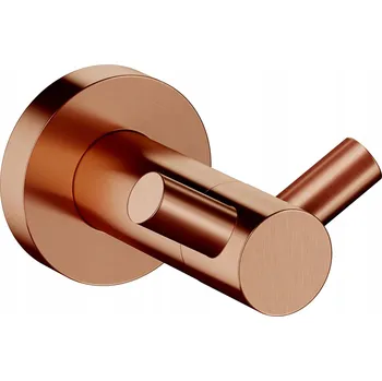 Věšák Dvojitý háček, věšák, kartáčovaná měď, mosaz OMNIRES