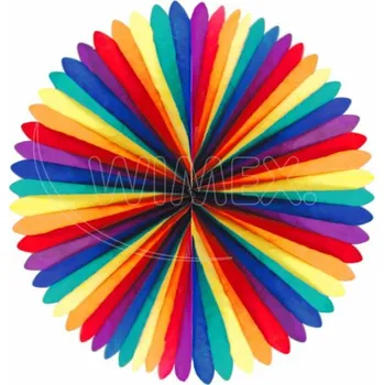 Krabice na pečivo Party vějíř XL barevný Ø 100 cm [1 ks]