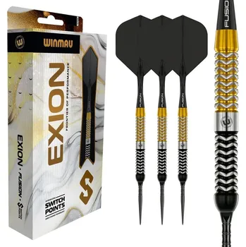 Šipky steel Winmau Exion Parallel 22g SP 90% wolfram
