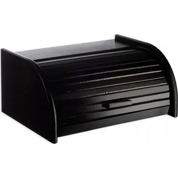 chlebník Chlebník jednodílný Practic černý dřevěný