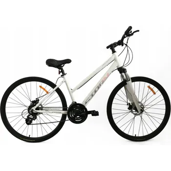 Krosové kolo Storm Cross Aero 2.0 Lady, rám 17 palců, kola 28", bílé
