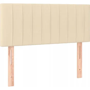 Klasické čelo postele s nastavitelnou výškou, krémové, 90x5x78/88 cm