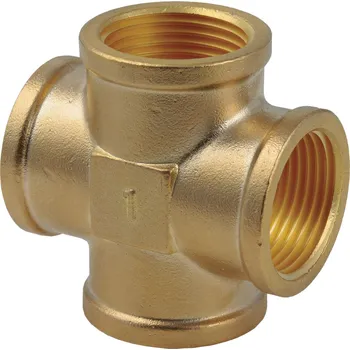 Fitinka Novaservis Kříž MMMM, mosaz (fitinky profi)