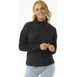 RIP CURL svetr - Cosy Fleece Crew Black Marle (3442)