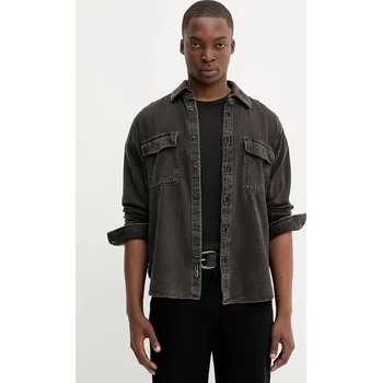 Pánská košile Džínová košile Rag & Bone RX0825FSUBB hnědá 98X, vel. XXL