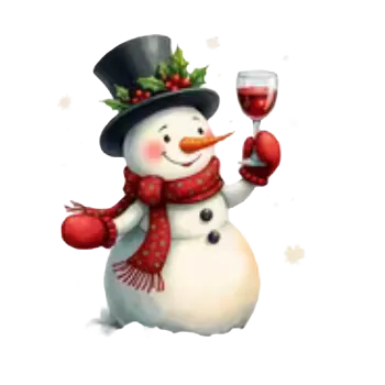 Vánoční dekorace Nažehlovací obrázek - vánoční sněhulák XII (7,6 x 9,0 cm)