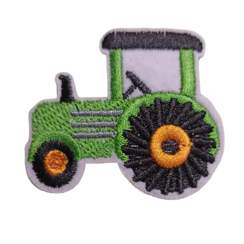 Nášivka nažehlovací traktor zelený