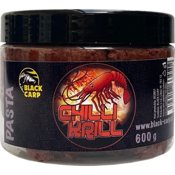 Nástraha Obalovací Pasta Black Carp 600gr Chilli - Krill