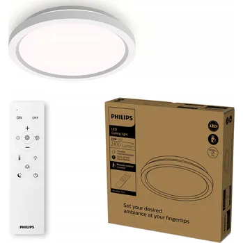 Stropní Svítidlo Stropní Svítidlo LED 24W 2400lm 4000/6500/2700K CCT Dálkový Ovladač AIO Philips