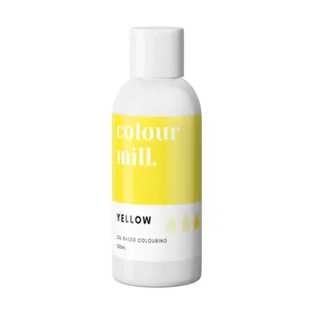 Potravinářské barvivo Colour Mill tekutá olejová barva žlutá (yellow) 100 ml