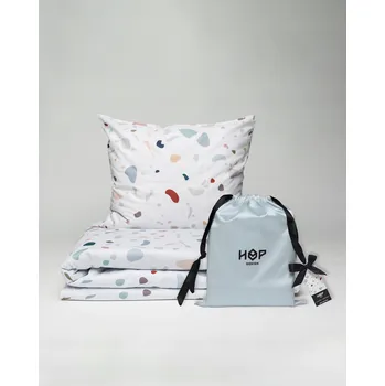 Povlečení Povlečení 160x200 + 2 x 70x80 Hop Design TERRAZZO