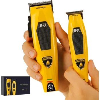 Strojek na vlasy JRL Lamborghini Diamante STŘÍHACÍ STROJEK na vlasy + ZASTŘIHOVAČ vlasů Žlutá SADA