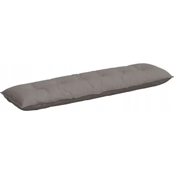 Polštář Polštář na opěradlo Tmavě šedá 180 x 19 x 50 cm látka